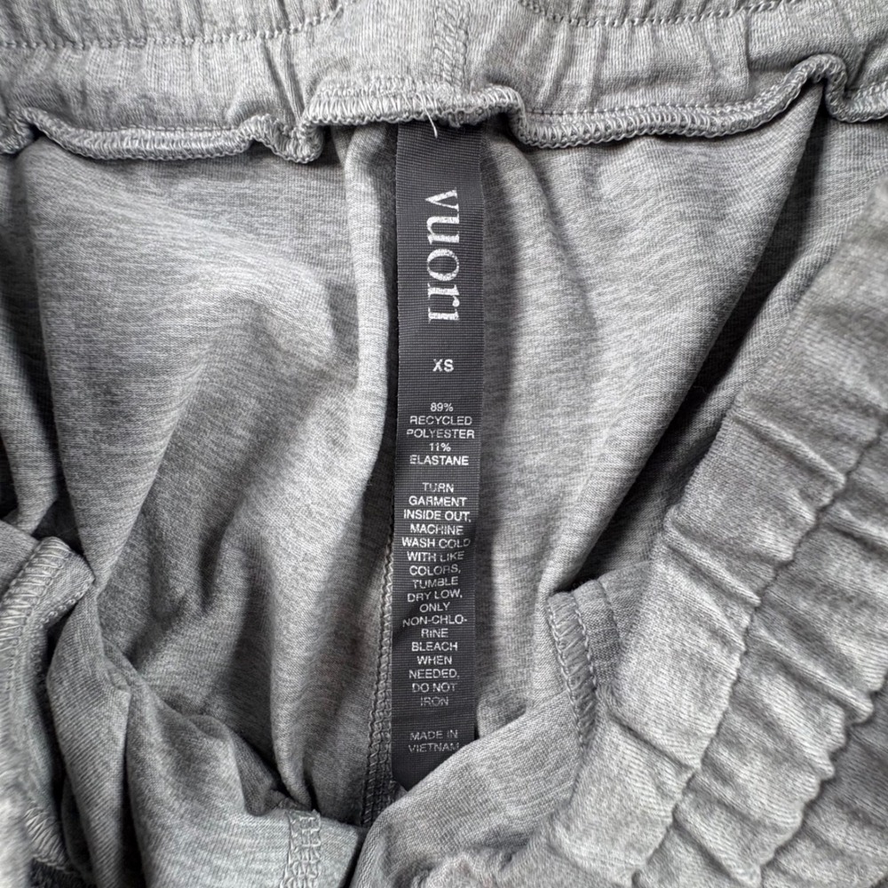 Vuori Performance Jogger Women XS Gray Excellent Stretch Drawstring VW403-HGRY - Picture 6 of 8